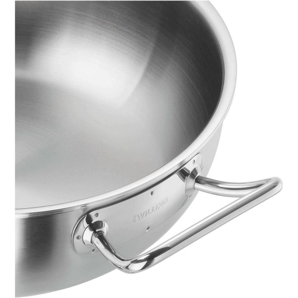 Wok stalowy Zwilling Pro 30 cm do przyrządzania potraw azjatyckich