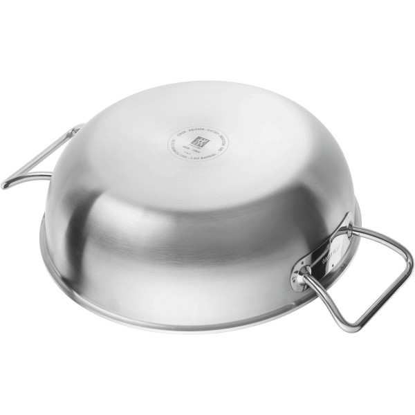 Wok stalowy Zwilling Pro 30 cm do przyrządzania potraw azjatyckich
