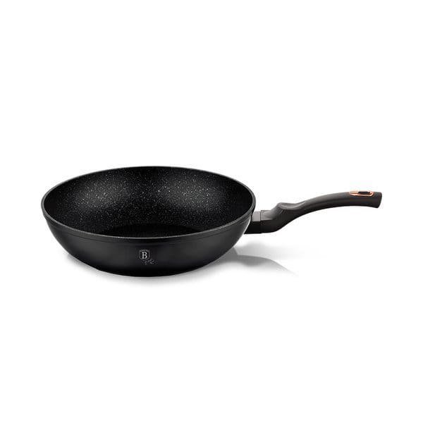 Patelnia wok Berlinger Haus Black Rose BH-6178 granitowa 30 cm do kuchni