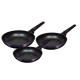 Zestaw patelni Berlinger Haus Purple Eclipse BH-7103 20/24/28 cm z powłoką tytanową 3-ele
