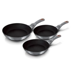 Zestaw patelni Berlinger Haus Moonlight BH-6169 granitowy 20/24/28 cm do smażenia
