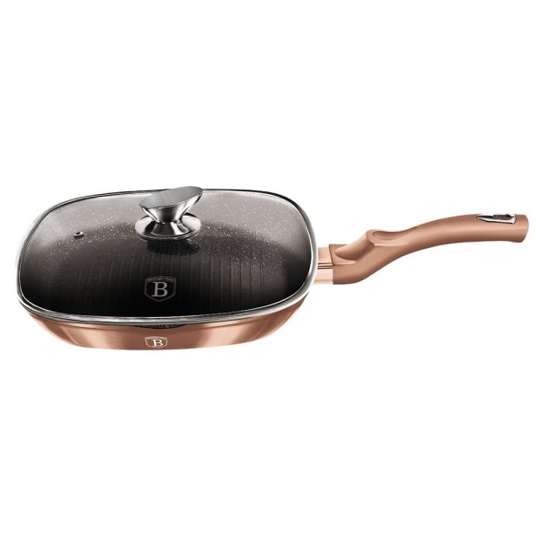 Zestaw patelni Berlinger Haus Metallic Line Rose Gold 20/24/28 cm granitowych