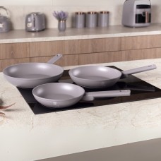 Zestaw patelni BerlingerHaus Taupe BH-8108 do smażenia 3 elementy