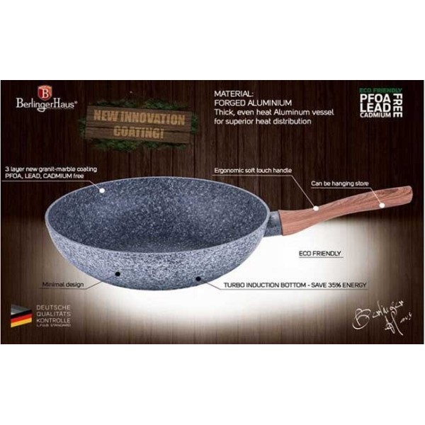 Набір гранатових сковорідок Berlinger Haus BH-1215 для приготування їжі