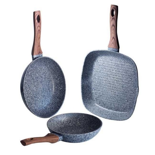 Набір гранатових сковорідок Berlinger Haus BH-1215 для приготування їжі