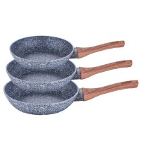 Набір пательнь Berlinger Haus BH-1214 із гранітним покриттям для смаження та приготування їжі