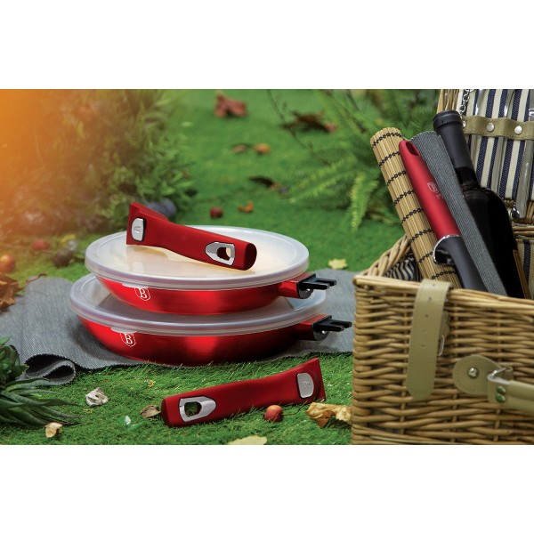 Zestaw patelni granitowych Berlingerhaus BH-7053 do smażenia 3 elementy