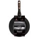 Zestaw patelni Berlingerhaus Black Rose BH-6158 3 szt granitowych do smażenia