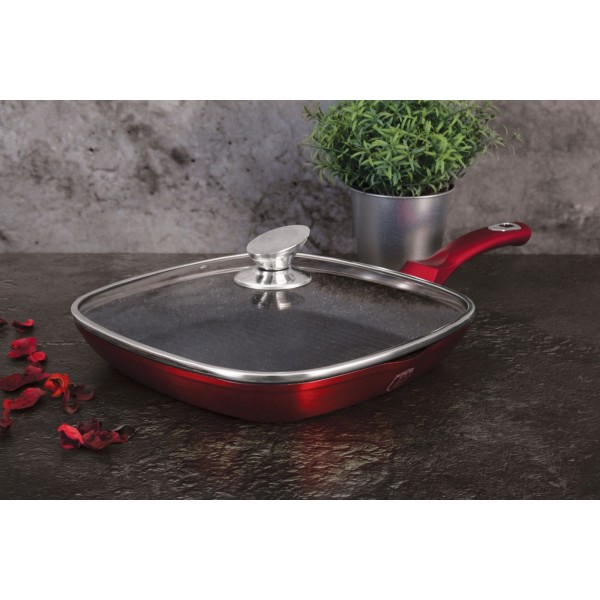 Zestaw patelni Berlinger Haus Black Burgundy BH-6189 granitowych 3 sztuki