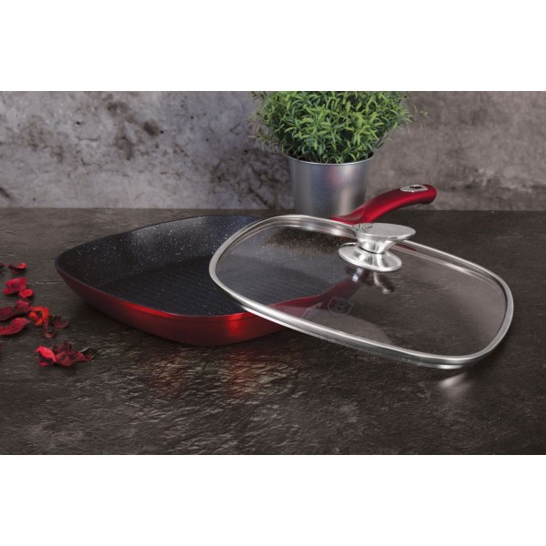 Zestaw patelni Berlinger Haus Black Burgundy BH-6189 granitowych 3 sztuki