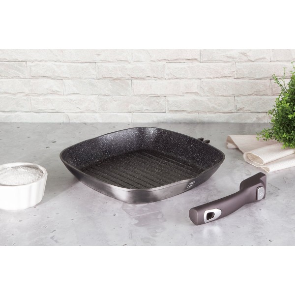 Zestaw patelni Berlingerhaus BH-7048 granitowych na kuchnię