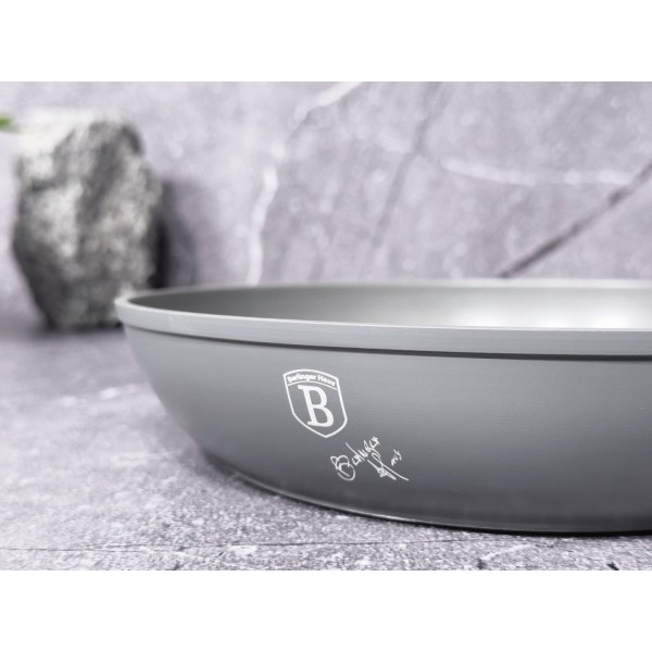 Zestaw patelni Berlinger Haus Aspen BH-7075 20/24/28 cm z powłoką tytanową do gotowania