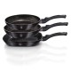 Zestaw patelni Berlinger Haus Metallic Line Carbon Pro 20/24/28 cm granitowy