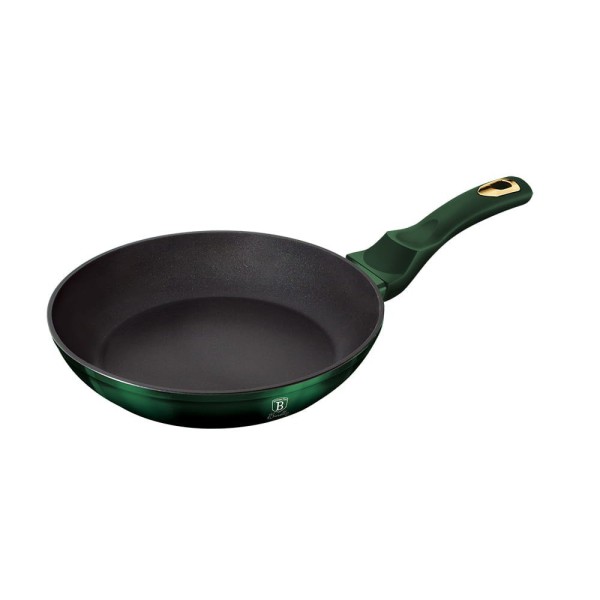 Zestaw patelni Berlinger Haus Metallic Emerald BH-6167 tytanowych do smażenia 3 elementy