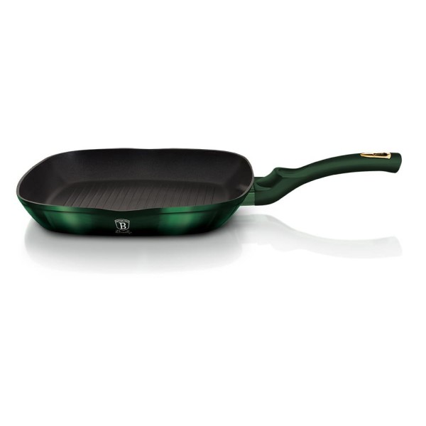 Zestaw patelni Berlinger Haus Metallic Emerald BH-6167 tytanowych do smażenia 3 elementy