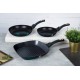 Zestaw patelni Berlinger Haus Metallic Emerald BH-6167 tytanowych do smażenia 3 elementy