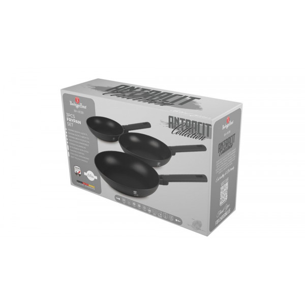 Набір сковорідок Berlinger haus BH-8138 (3 шт.)