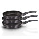Zestaw patelni Berlinger Haus BH-6903 Carbon Pro granitowych 3 sztuki