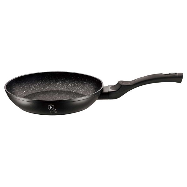 Зestaw сковорідок Berlingerhaus Black Silver BH-6159, для приготування різних страв, гранитове покриття