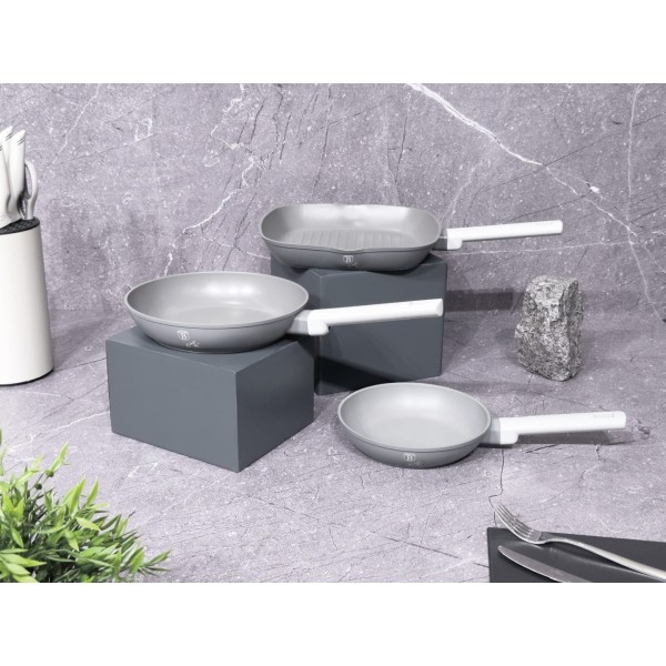 Zestaw patelni Berlinger Haus Aspen BH-7076 z powłoką tytanową 20/24/28 cm do smażenia