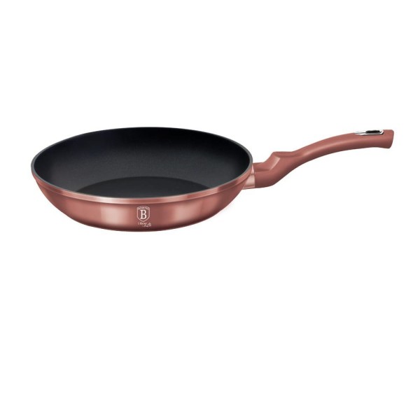 Zestaw patelni granitowych Berlinger Haus Metallic Line i-Rose 20/24/28 cm do smażenia