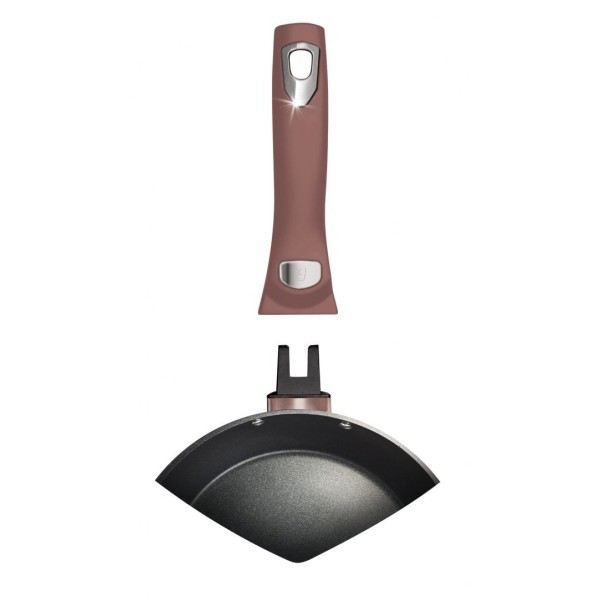 Zestaw patelni granitowych Berlinger Haus Metallic Line i-Rose 20/24/28 cm do smażenia