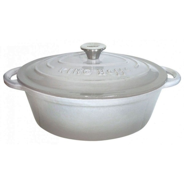 Brytfanna żeliwna emaliowana KingHoff KH-1522 30 cm 4,5 L do pieczenia