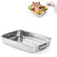 Brytfanna Hendi 508503 stal nierdzewna do pieczenia w piekarniku 315x245x50mm