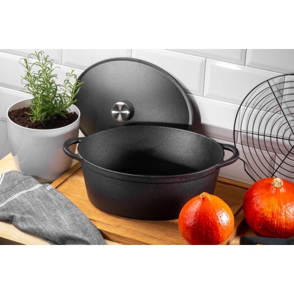 Brytfanna do pieczenia Brunbeste BB-2651 żeliwna 6,4L 33cm