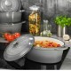 Brytfanna emaliowana Kinghoff KH-1613 żeliwna 33cm 6,2L do pieczenia