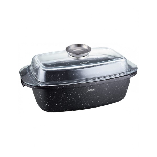 Brytfanna Kinghoff KH-1608 marmurowa 5,5 l 33 cm do pieczenia