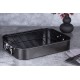 Brytfanna Berlinger Haus Shiny Black BH-7849 do pieczenia z rusztem 41,5x32 cm