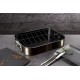 Brytfanna Berlinger Haus Shiny Black BH-7849 do pieczenia z rusztem 41,5x32 cm