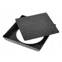 Blacha do pieczenia Brunbeste BB-3652 20x20x2,5 cm z wyjmowanym dnem i powłoką nieprzywieralną