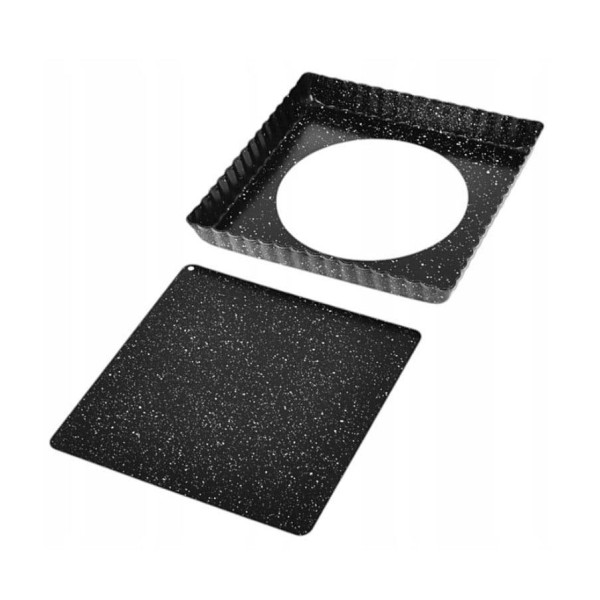 Blacha do pieczenia Brunbeste BB-3652 20x20x2,5 cm z wyjmowanym dnem i powłoką nieprzywieralną