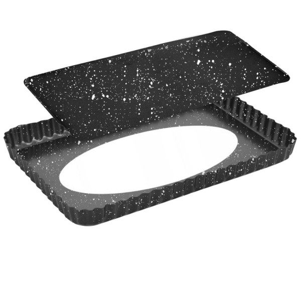 Blacha do pieczenia Brunbeste BB-3650 z wyjmowanym dnem 31x21x3 cm powłoka nieprzywieralna