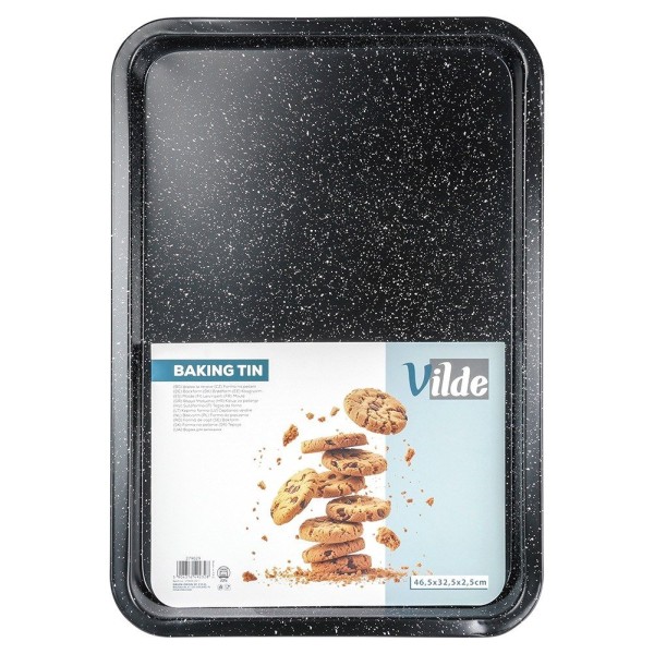Blacha do pieczenia mięsa i ciast VILDE 279029 (46,5×32,5×2,5 cm)
