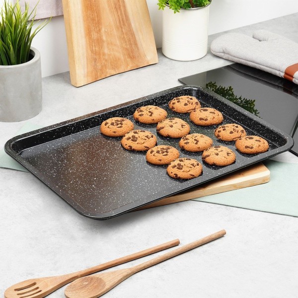 Blacha do pieczenia mięsa i ciast VILDE 279029 (46,5×32,5×2,5 cm)