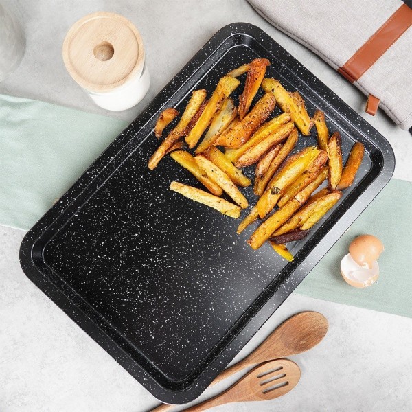 Форма для випікання, VILDE 279028, гранитова 43×29×2 см — для м'яса і пирогів