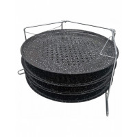 ZESTAW 4 BLACH DO PIECZENIA PIZZY KINGHOFF KH-1553