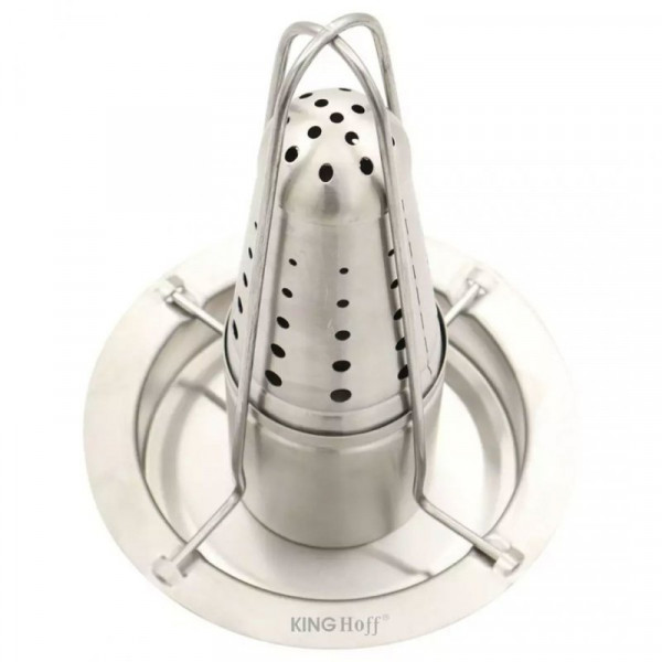 STOJAK DO PIECZENIA KURCZAKA Z OCIEKACZEM I AROMATYZEREM KINGHOFF KH-1880