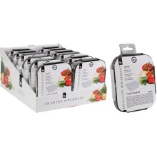 Komplet foremek aluminiowych z pokrywą 14,5x12x6 cm do pieczenia 6 szt.