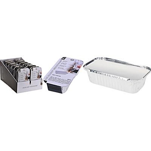 Komplet foremek aluminiowych do pieczenia 6 szt. z pokrywą 20x11x5 cm