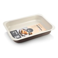 Форма для випікання Delicate Blacha tłoczona 36x26 см з антипригарним покриттям Caffe Creme