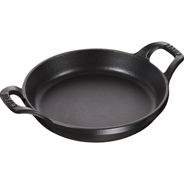 Посуд для запікання Staub Okrągłe mini, 20 см, чорний – для приготування маленьких порцій
