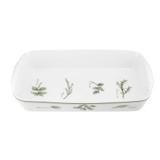 Форма для запікання La Porcellana Bianca Coltivia 40x24x6 см для приготування страв в духовці