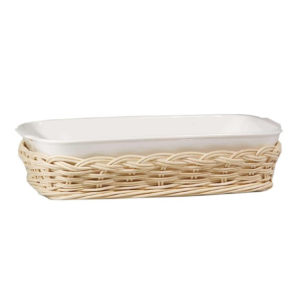 Kosz do naczyń do zapiekania La Porcellana Bianca Midollino wiklinowy 35 cm