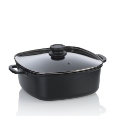 Форма для запікання, KELA, Atura 6 л квадратна зі скляною кришкою — для духовки та сервірування