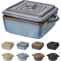 Посуд для запікання, NACZYNIE, набір із 8 візерунків із кришкою для готування та сервірування