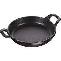 Керамічне посуд для запікання Staub Okrągłe mini 16 см, чорний, для випікання та запікання